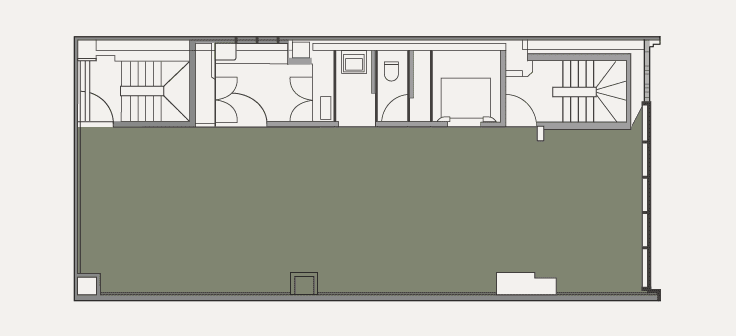 オフィス（フロアレント） 平面図 4F